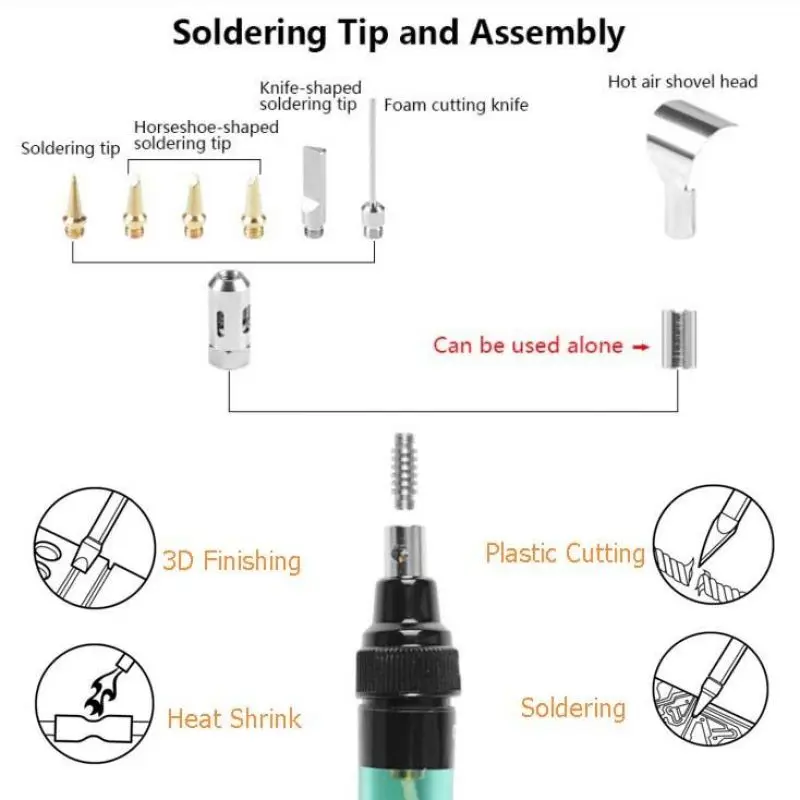 1300 Celsius Butane 4 In 1 Portable Soldering Iron Kit Welding Pen Burner Blow Torch Gas Cordless Tip Tool | Инструменты