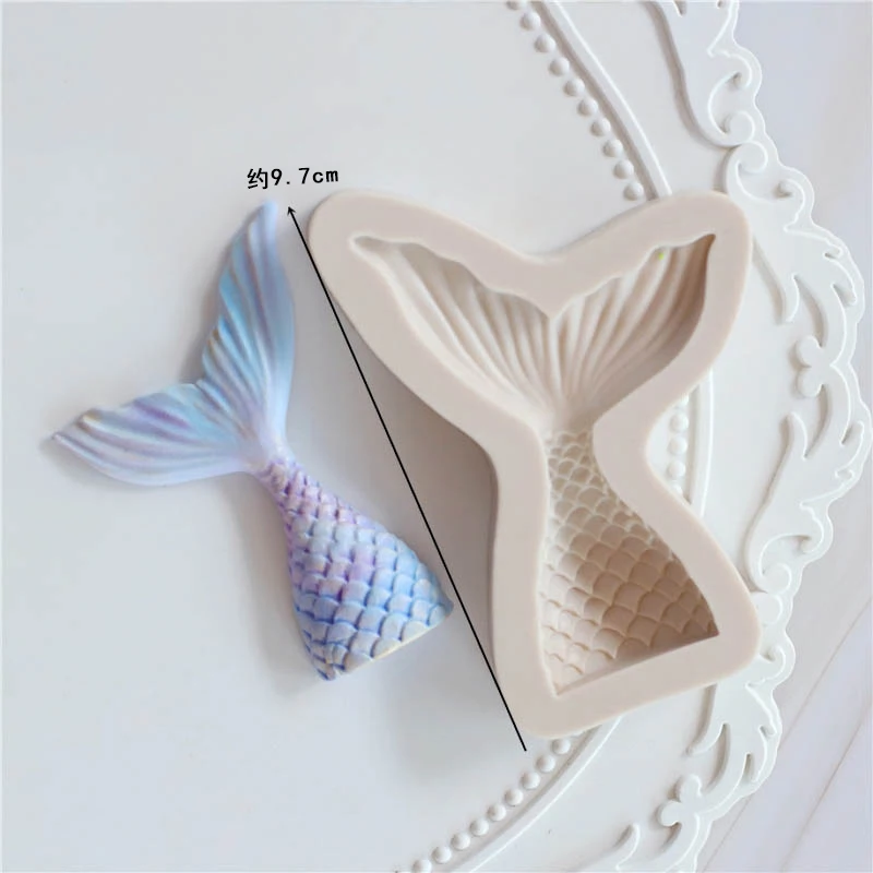 Форма для торта в виде дельфина из морских водорослей коньков ракушек звезд