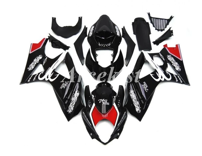 

Injection Mold New ABS Whole Fairings Kit Fit For Suzuki GSX-R1000 GSXR1000 2007 2008 07 08 K7 bodywork set red black
