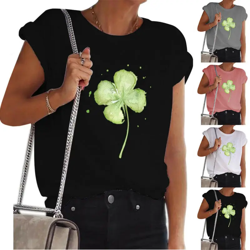 

Women's t Shirt Fashion Loose Casual Short Sleeve Shirt Crew Neck T Shirt Summer Printed Female Tops Women t Shirt