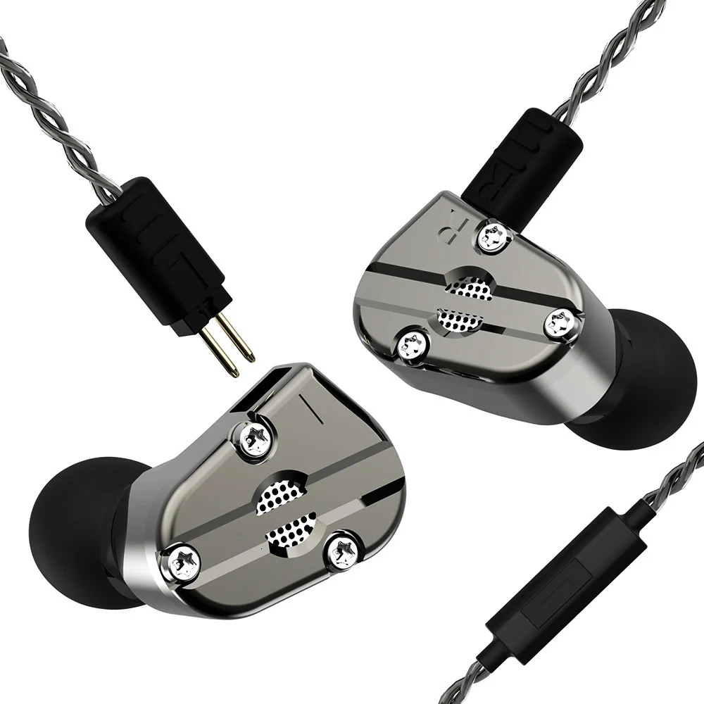 Revonext QT5 1DD+ 1BA гибридные наушники в ухо HIFI DJ монитор для бега спортивные наушники ушные наушники гарнитура вкладыши QT2/QT3