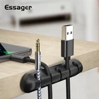 Органайзер Essager для кабеля, USB-кабель, держатель провода, мышь, наушники, зарядное устройство, протектор шнура, Настольная намотка, зажим для кабеля для IPhone