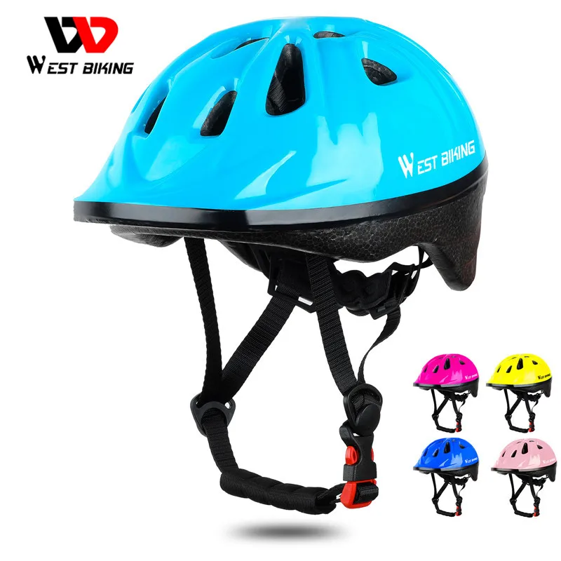 

WEST BIKING Kids Bike Helmet EPS Children Protective Gear Girls Boys Cycling Riding Sports Safety Cap Ultralight Bicycle Helmet