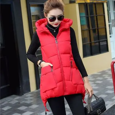 

2021 Autumn And Winter Women Vest Thick New Student Cotton Coats Plus Size 5XL Lady Clothing Warm