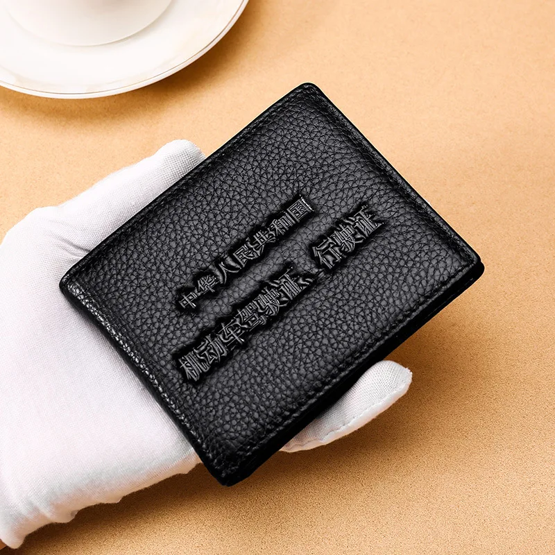 

100% Driver License Holder Wallet Men Genuine Leather Cover for Car Driving Black Business Card Holder ID Card Holder Male
