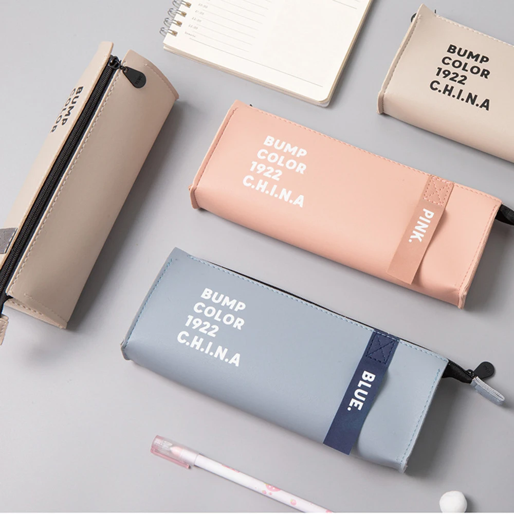 Кожаный чехол Ins для карандашей и канцелярских принадлежностей простой милый