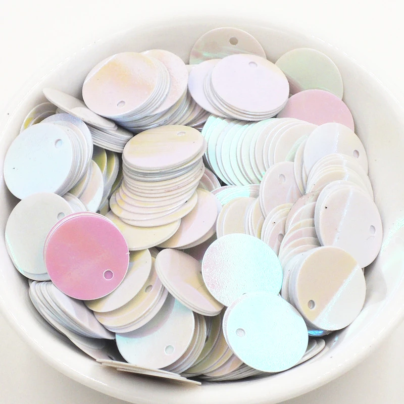 10 г/лот 12 мм блестки плоские круглые лазерные ПВХ пайетки для шитья Свадебное