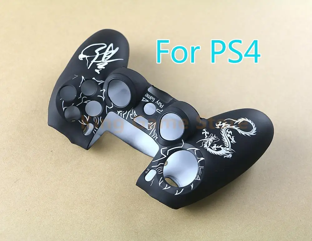 1 шт китайских драконов Силиконовая Защитная крышка кожи чехол для Playstation 4 PS4