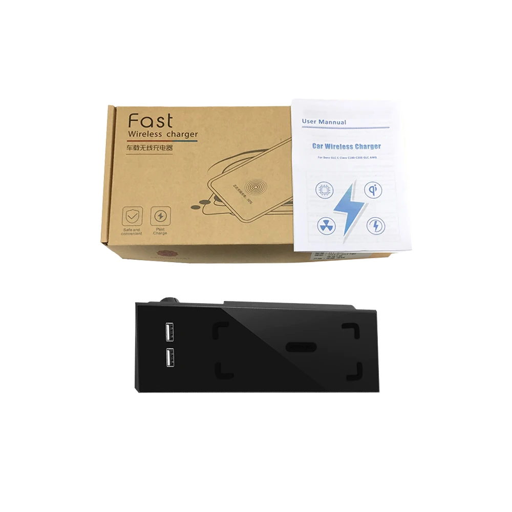 

wireless charger for Volkswagen Arteon passat b8 2019 CC charging adapter phone holder center console interior charging case