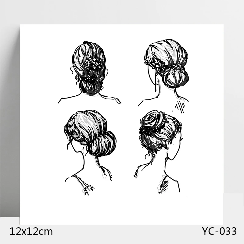 

Beautiful hair Transparent Silicone Stamps/Seal for DIY Scrapbooking/Photo Album Decorative Card Making Clear Stamps Supplies