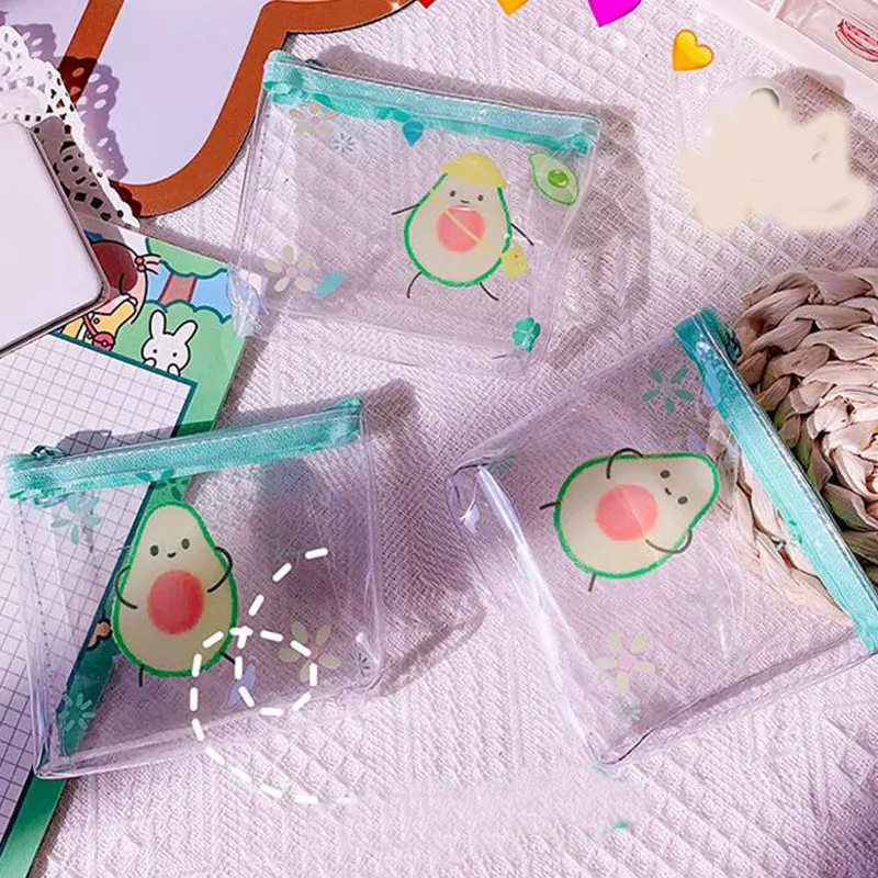 Симпатичный прозрачный мини кошелек кошельки для монет Женский держатель карт