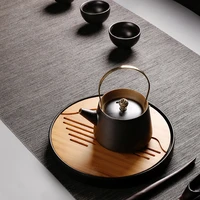 antique tea teapots japanese style manual heat resistant water kettle household hervidor de agua enameled kettle kc50sh