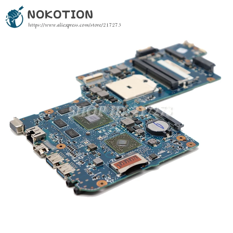 NOKOTION H000051780 PC материнская плата для Toshiba Satellite C855 C855D L850D C850D основная плата разъем FS1 DDR3 HD7600M видеокарта