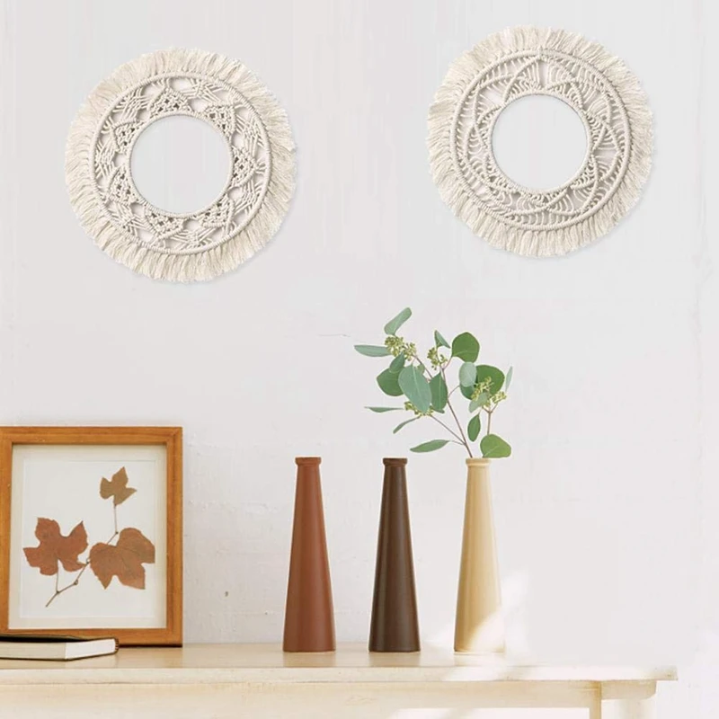 Настенная Рамка богемная настенная рамка с бахромой настенное крепление зеркало