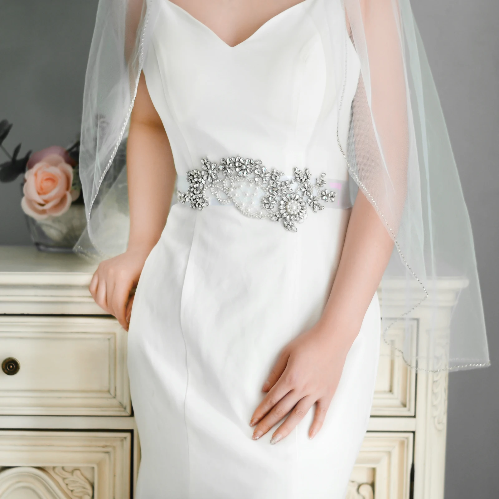 

Блестящий свадебный пояс, свадебный пояс с жемчужинами и бусинами, свадебные аксессуары для подружки невесты, свадебные пояса, причудливый ...