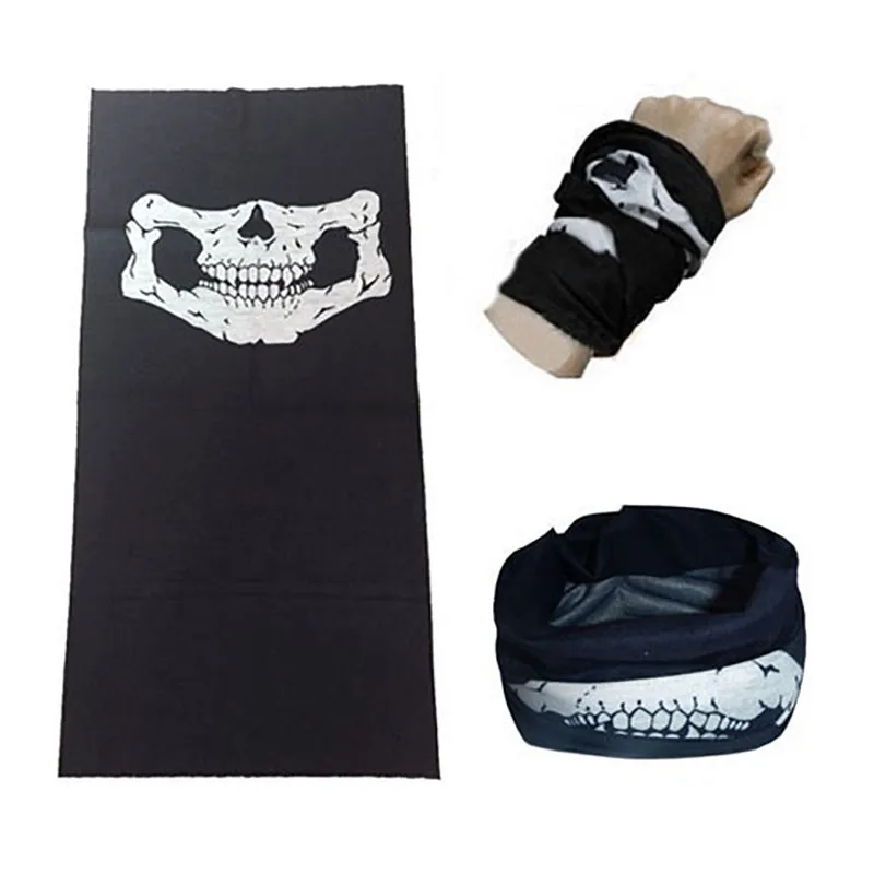 

Equipment Outdoor Cycling Washable Skull Face Headband Headwear Scarf Breathable Sports Halloween Running Bandana Warm Wrap Mask