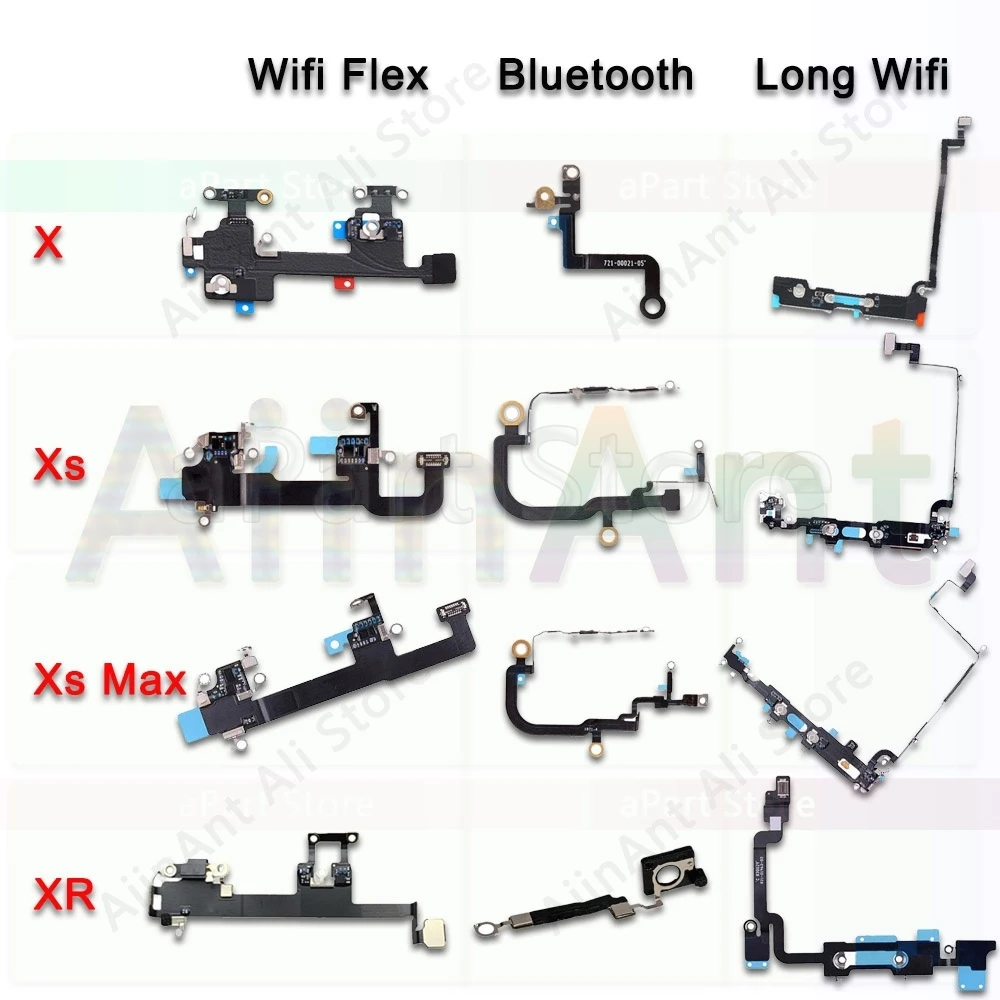Wifi Bluetooth NFC Wi-Fi gps антенна сигнала гибкий кабель Крышка для iPhone X Xs Max XR Ремонт Запасные части
