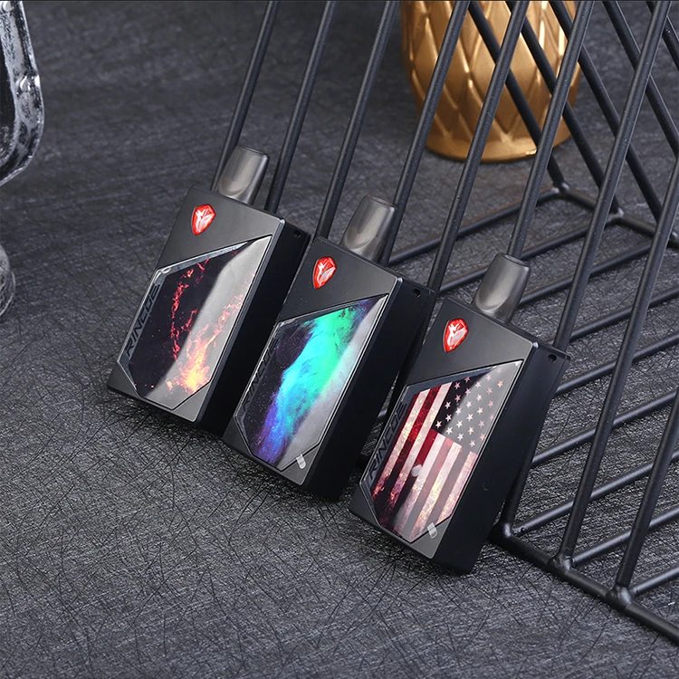 VAPE POD Комплект Rincoe Tix комплект 1000 мАч батарея 2 мл картридж регулируемый поток