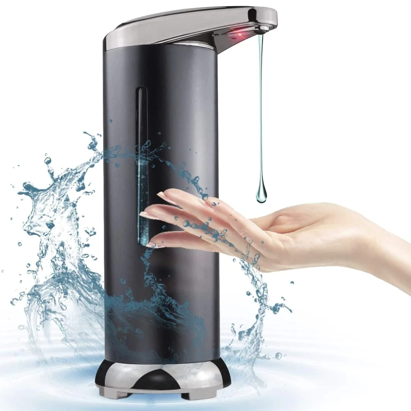 

Stainless Steel Intelligent Automatic Induction Soap Dispenser Smart Infrared Sensor Touchless Liquid Soap Dispensers