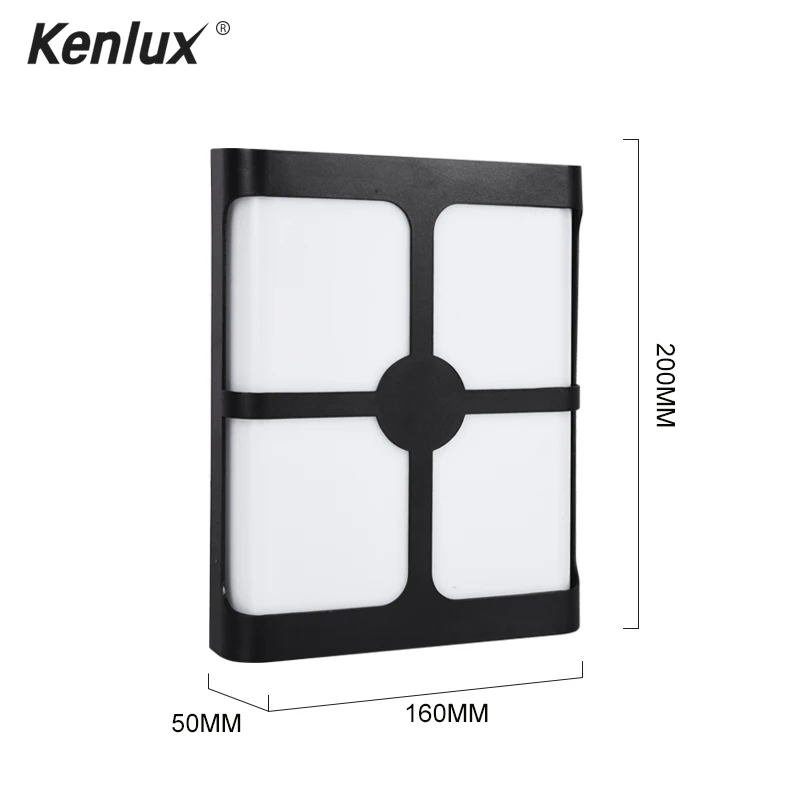 Пластиковый уличный светодиодный настенный светильник водонепроницаемая