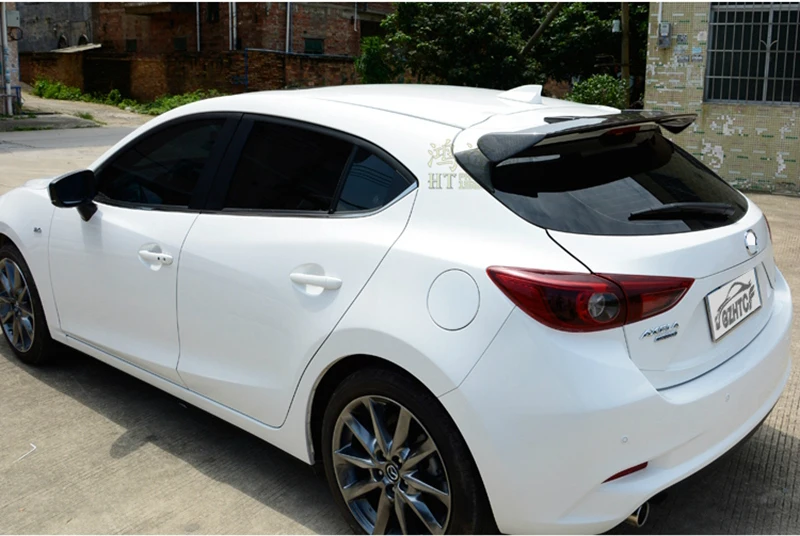 Задний спойлер для багажника отделка крыла из углеродного волокна Стайлинг