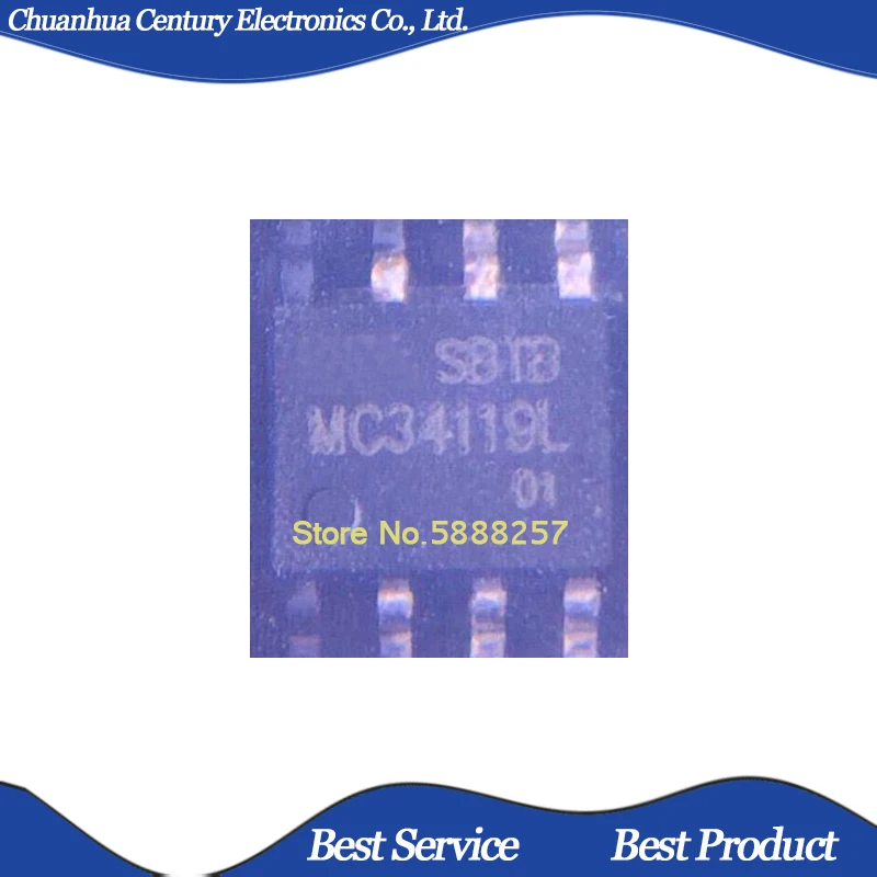 

20 Pcs/Lot MC34119L-S08-R SOP8 New and Original In Stock