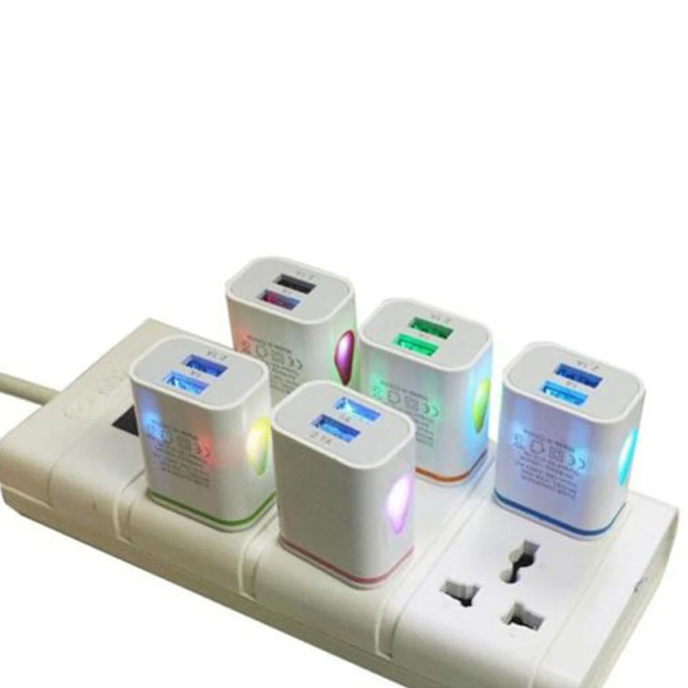 Зарядное устройство для мобильных телефонов 2 USB порта светодиодный дисплей