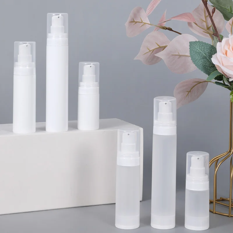

Empty 15ML/30ML/50ML Lotion Bottle Empty Vacuum Refillable Bottles Hand sanitizer Lotion Cream Storage Container 10PCS