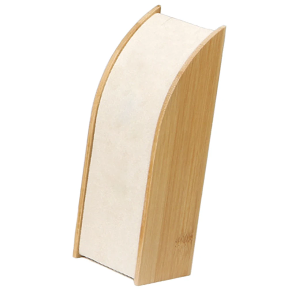 

Unfinished Wooden Necklace Pendant Chain Display Stand Jewelry Photograph Props
