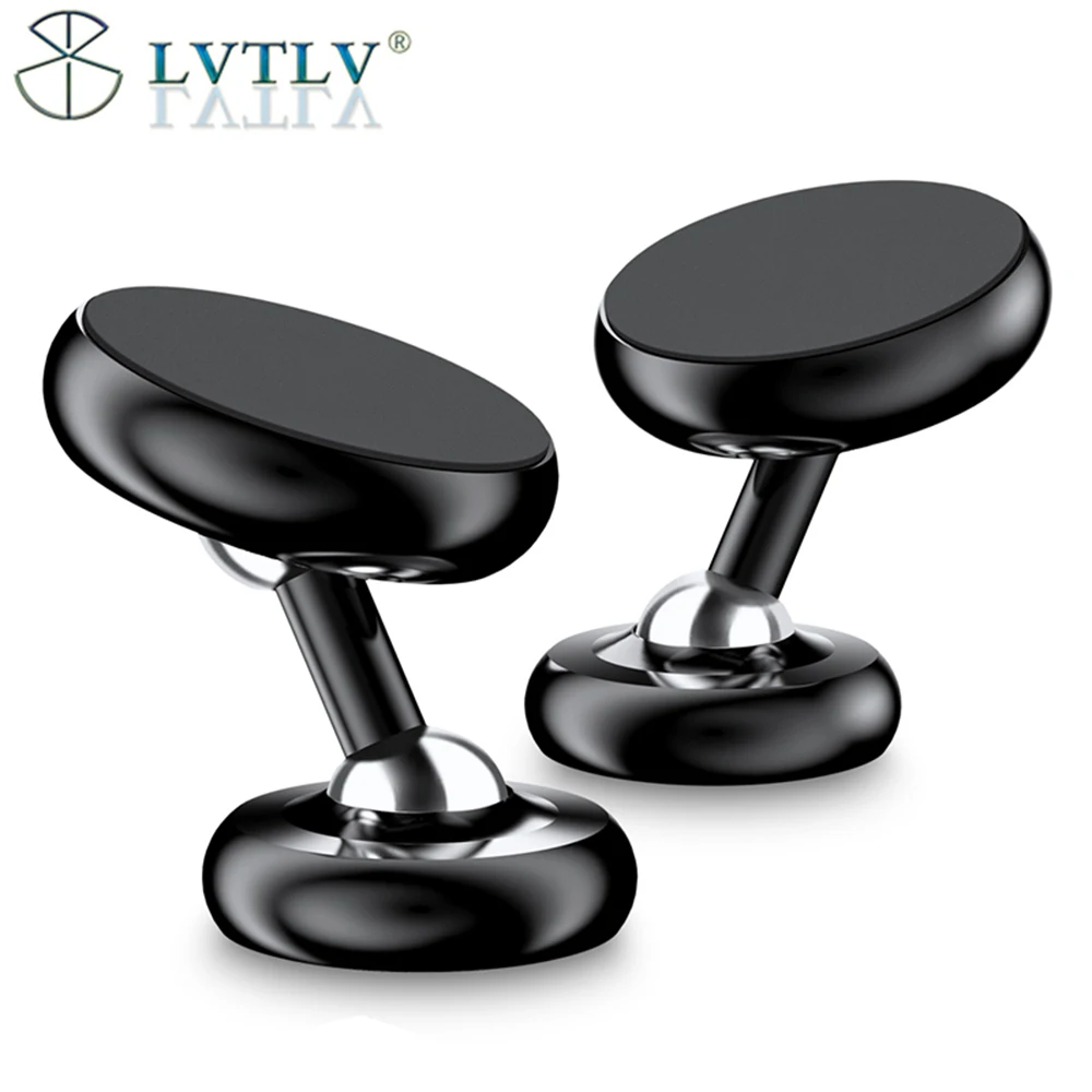 LVTLV роскошный магнитный автомобильный держатель для мобильного телефона