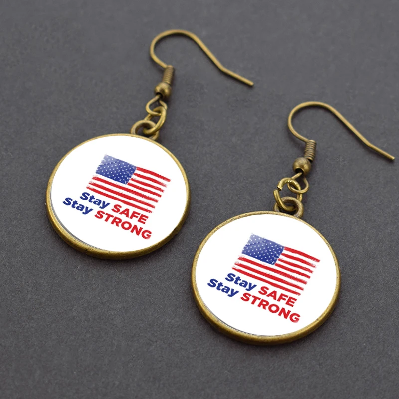 Африканские женские серьги в этническом стиле Я не могу дышать справедливость