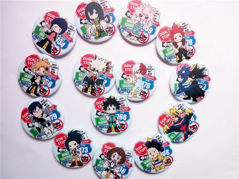 14 шт. значок брошь в стиле аниме Моя геройская Академия| |