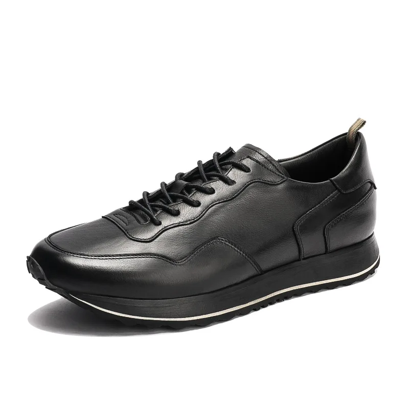

Leisure Shoes Spring Autumn Men Handmade Shoes Men Sneakers Luxury Brand All-match Cowhide Fashion Boots Men Casual Shoes