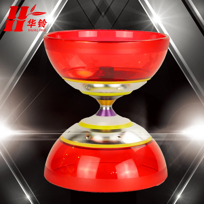 Подшипник diabolo игрушки профессиональный набор Diabolo упаковка с веревочной сумкой Китай матовый Diabolo