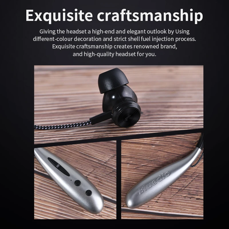 Bluedio Hn + беспроводные Bluetooth наушники с магнитным контролем шейным ремешком