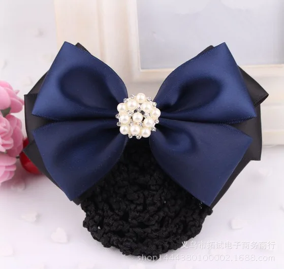 Женская бутиковая заколка для волос зажим с цветочным бантом в Корейском стиле