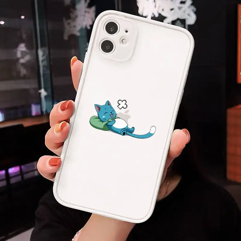 

Fairy Tail japanese anime manga luxury design Phone Case matte transparent For iphone 7 8 11 12 plus mini x xs xr pro max cover