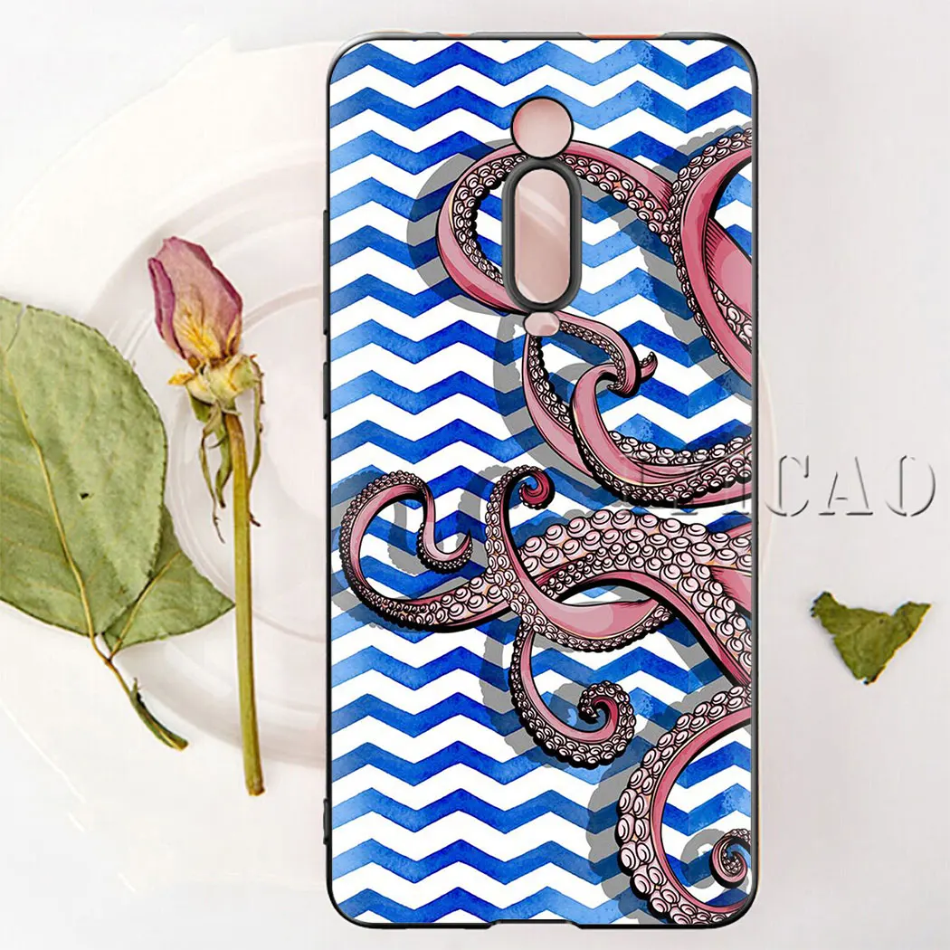 IYICAO Tentacles of sea octopus Soft Silicone Case for Redmi Note 7 8 6 5 Pro 5A Prime 7A K20 Go Cover | Мобильные телефоны и