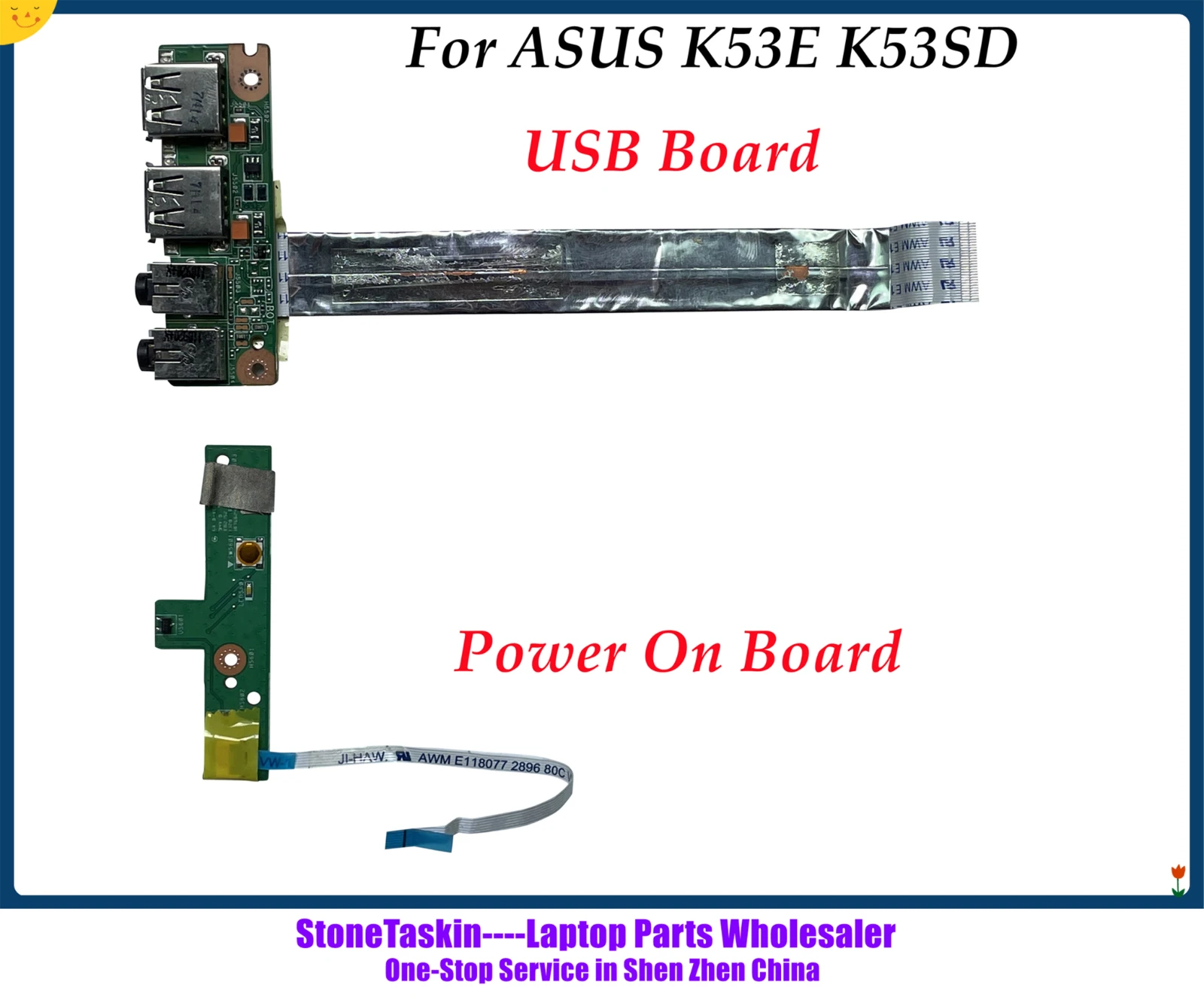 Высококачественный переключатель питания StoneTaskin для платы ASUS X53E A53S K53S K53SV K53E K53SD