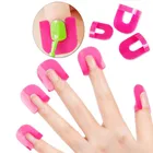 26 шт.компл. 10 размеров G изогнутая форма защита для ногтей покрытие для пальцев Защита от протекания французские Наклейки Инструменты для маникюра и дизайна ногтей