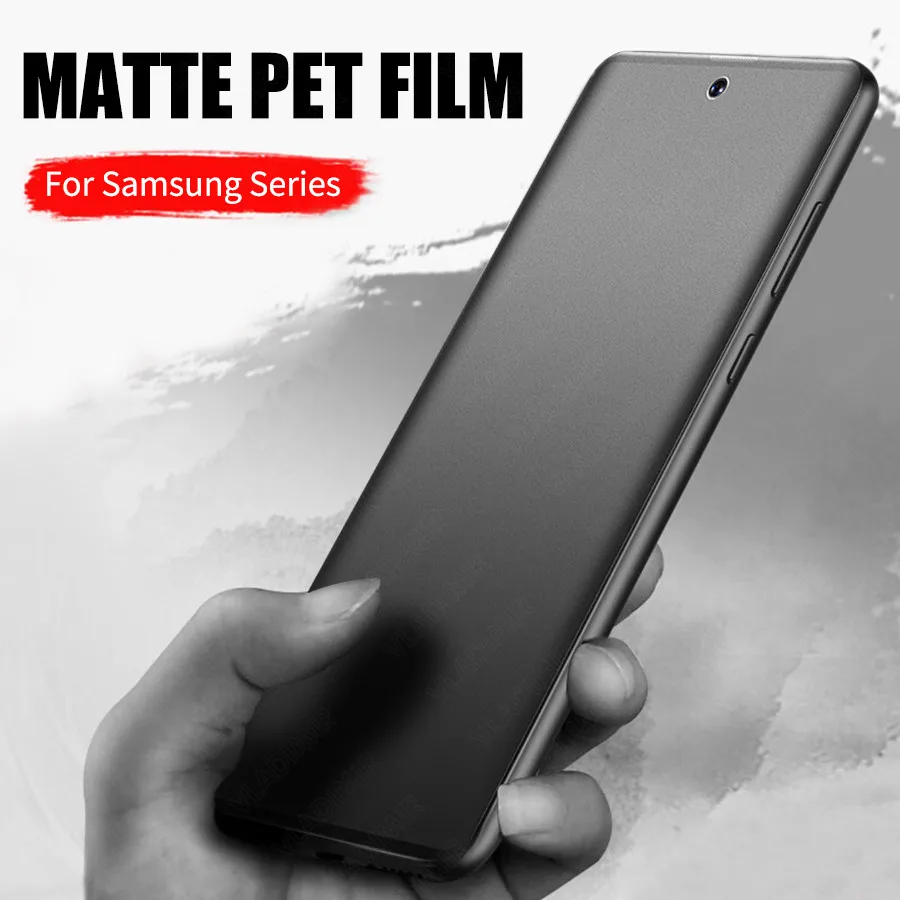 3D полное покрытие Мягкая матовая пленка для Samsung Galaxy Note 20 Ultra 10 Plus 9 8 S10 S9 S8 защита