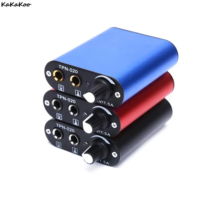 

Мини-блок питания для тату-машинки, профессиональный моторный блок питания черного/Красного/синего цвета для роторного тату-машинки, инстр...