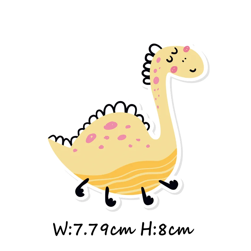 1 шт. мультяшная наклейка с животными значок льва собака динозавр рисунок