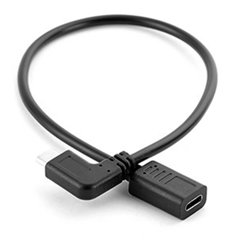 90 Degree Right Angle USB 3.1 Type C Male To Female USB-C Converter cable For Oneplus 5 3T 3 2 Galaxy S8 LG G6 G5 Xiaomi 6 | Компьютеры и