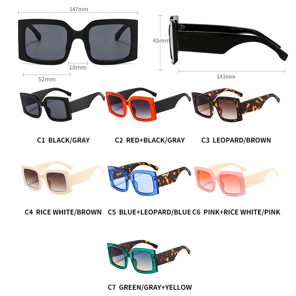 

YAMEIZE Oversized Sunglasses For Women Men Fashion Retro Big Frame Sun Glasses 2020 Luxury Brand Ladies Eyeglasses Female Oculos