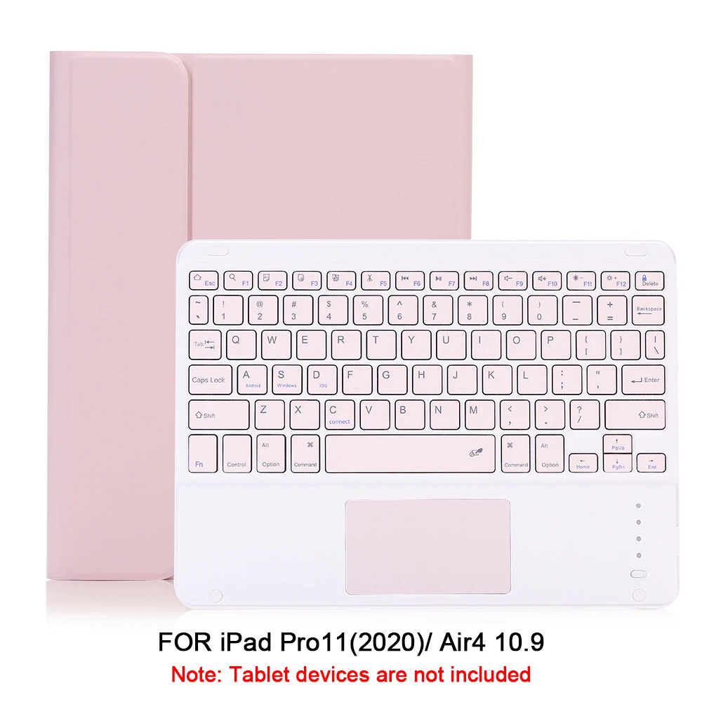 

Detachable BT Keyboard And Protective Case With Charging Pen Slot For IPad Pro11(2020)/ Air4 10.9