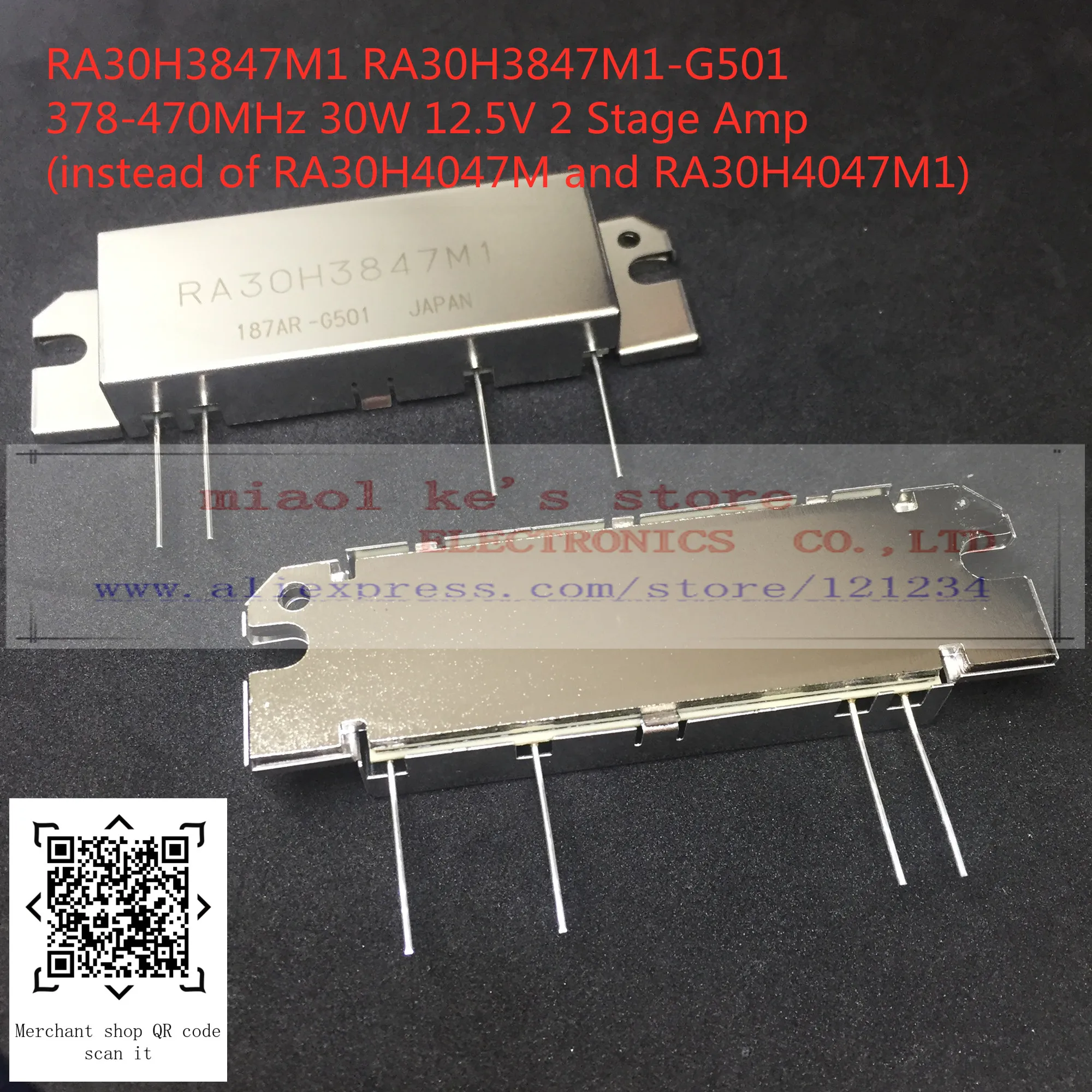100%New original: RA30H1317M1 RA30H2127M1 RA30H3847M1 RA30H4452M1 H2M - RF MOSFET MODULE | Электронные компоненты и