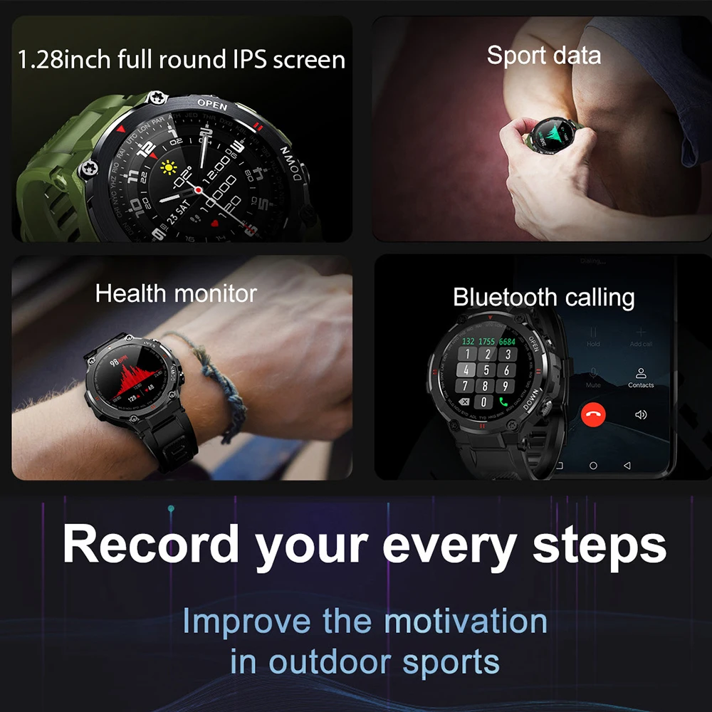 lemfo smart watch men sport support bluetooth call 2021 new music control alarm clock reminder smartwatch for android phone free global shipping