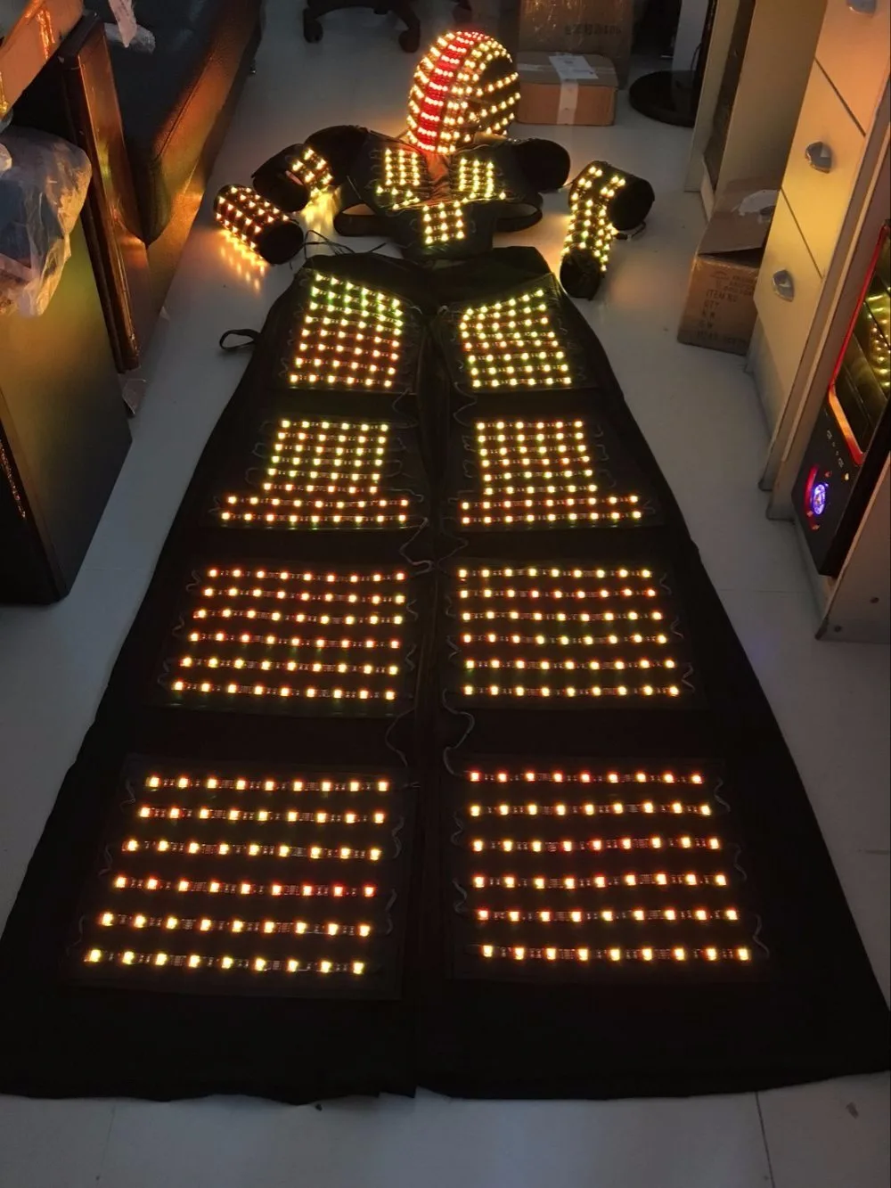 Светодиодный костюм/светодиодная одежда светильник вые костюмы/светодиодный