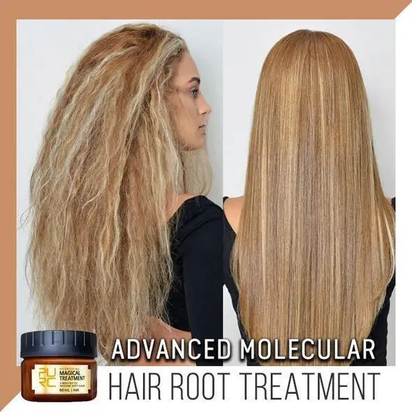 Волшебная кератиновая маска для лечения волос PURC восстановление за 5 секунд